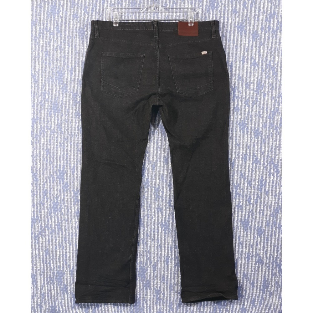 Vans Off The Wall Jeans Mens 36 x 30 Denim 5-Pocket Black Y2K Skateboarding - Picture 2 of 15